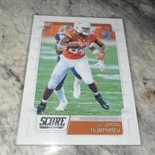 Panini 2019 Score Football Lil'Jordan Humphrey #402 Rookie Texas Longhorns Card. rookie card picture