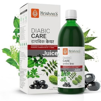 KRISHNA'S HERBAL & AYURVEDA Daibic Care Juice To Manage Sugar Levels 500ml