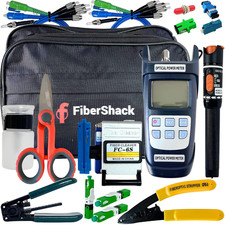 - Fiber Termination Kit - 12 Piece FTTH Fiber Optic Tool Kit Includes All You Ne