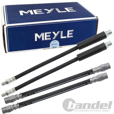 4x MEYLE BREMSSCHLAUCH VORNE + HINTEN passend für BMW 3er E30 + CABRIO + TOURING