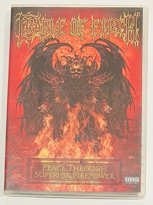 Disc Signed! - Cradle of Filth: Peace Through Superior Firepower (DVD, 2005)