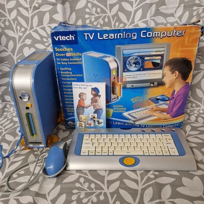 VTech TV Lern COMPUTER PAL mit 4 Spielkassetten OVP