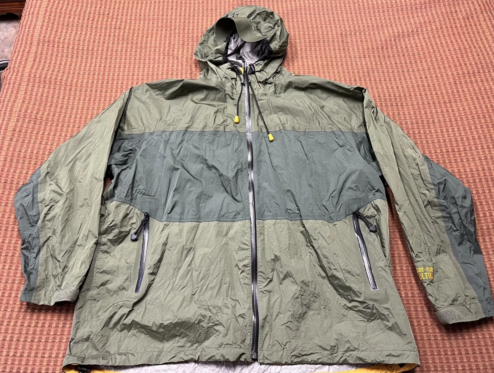 Cabelas Dry Plus Ultra Rain Suit Mens (2XL:XL)Fishing Jacket:Pants, Lot #538