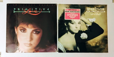 SEALED Lot 2 Miami Sound Machine Gloria Estefan  - Primitive Love & Let It Loose