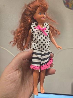 VINTAGE MATTEL 1991 Red Haired Stacie Doll Crimped Hair