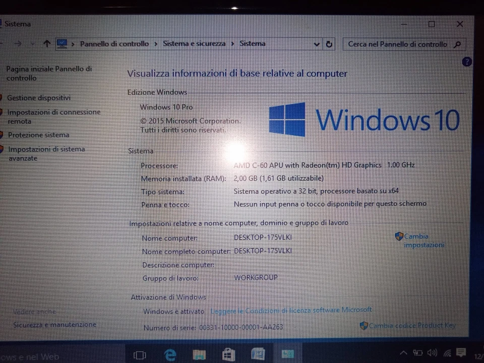 💻 ASUS Eec PC Seashell Series Netbook HDD 120gb SSD e 2GB di Ram WIN10 - Immagine 3 di 4