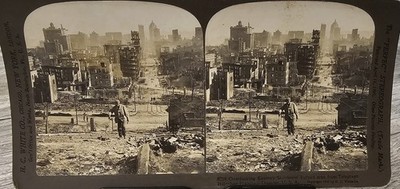 Antiker Erdbebenstereograph San Francisco 1906 H. C. White Co. 