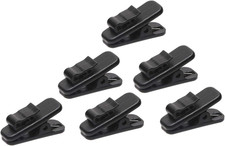 1 Inch Length Small Earphone Wire Clips Headphone Mount Cable Clothing Clip Earb