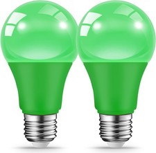 Green Light Bulbs For Outdoor Porch 9w60w Equivalent E26 Base Led
