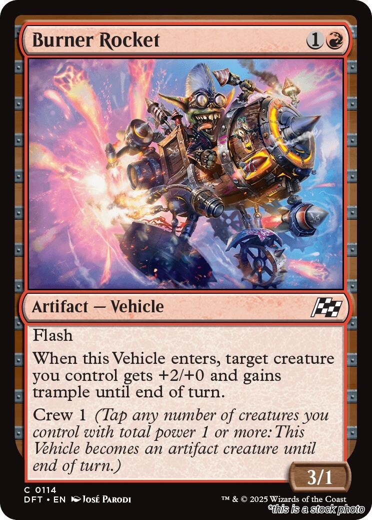 Burner Rocket DFT 114 MTG Aetherdrift Common EN NM