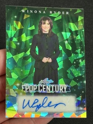 Winona Ryder 1/1 Auto - 2026 Leaf Metal Pop Century BA-WR1