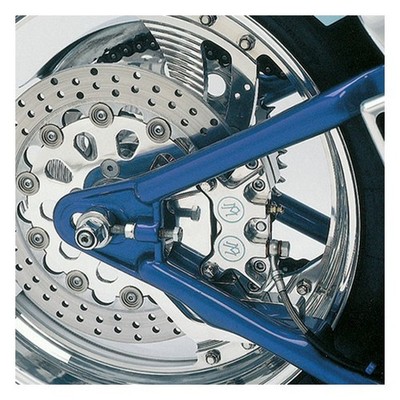 Bremssattelhalter hinten, 11,5'' Hochglanz L87-99 Softail Performance Machine