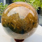 Natural Ocean Jasper ball Crystal jewelry Reiki energy Healing 2100g — photo 4