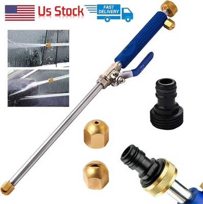 #ad Hydro Jet High Pressure Power Washer Water Spray Gun Nozzle For Garden Car Hose $8.39