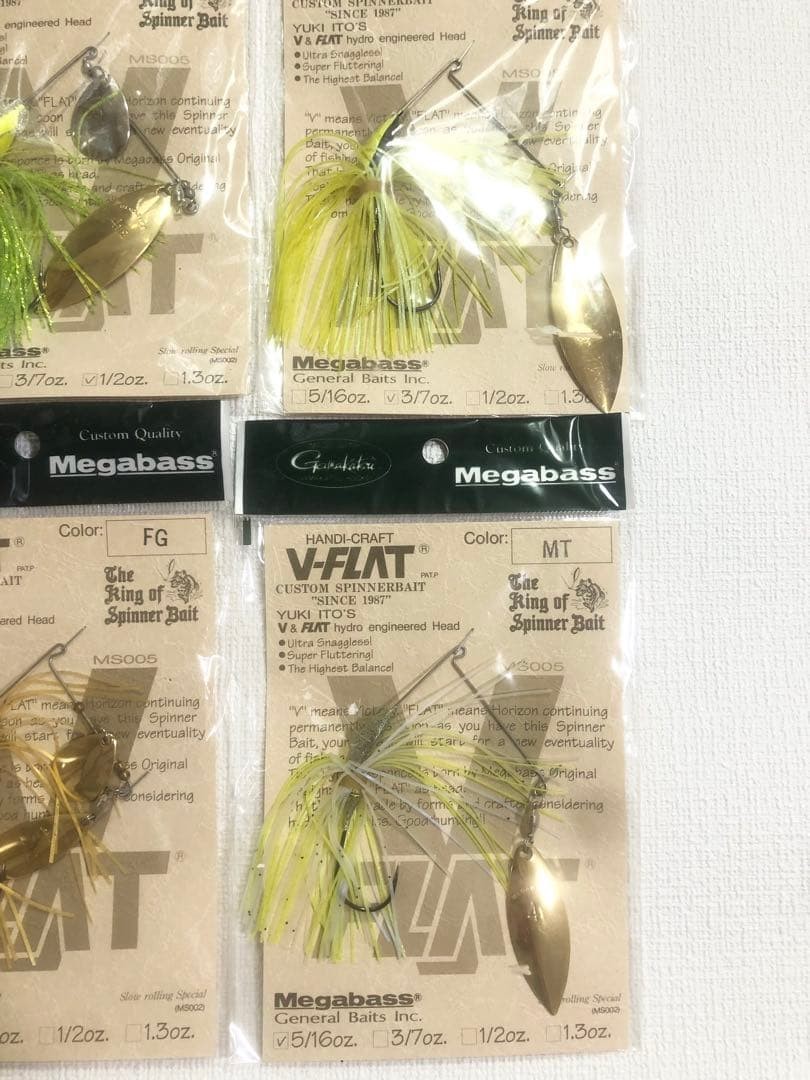Megabass V-FLAT Spinnerbait - 6 Pack - Image 4