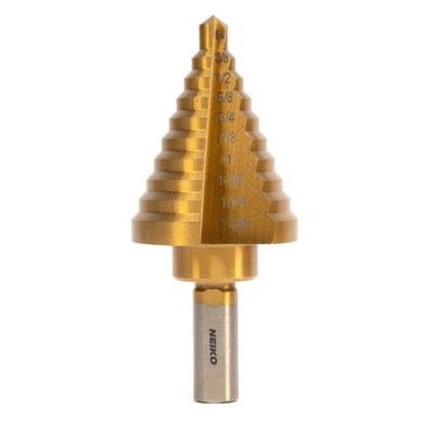 NEIKO 10194A Titanium Step Drill Bit High-Speed Alloy-Steel Bit Hole Expander...