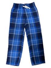 NEW Cat  Jack Boy's Plaid Pajama Pants Blue Size S 6/7 