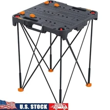 Lightweight Portable Workbench 300lbs Capacity Sturdy Legs Easy Storage Clamps