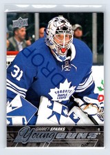 2015-16 Upper Deck Young Guns Garret Sparks RC Toronto Maple Leafs #480
