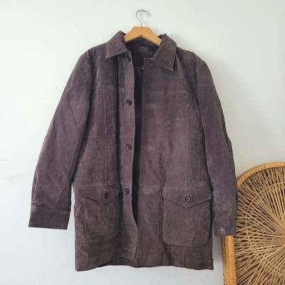 Knightsbridge Leather Coat NWT Brown M