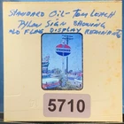 Vintage 35mm Slide Standard Oil Gas Station Pylon Sign 1950s 1960s Tom Leach