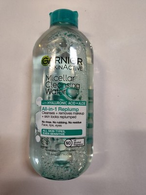 Garnier SkinActive Micellar Cleansing Water, All-In-1 Hydrating and Replumping