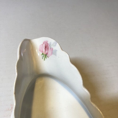 Vtg Warwick China Gravy Boat Pink Roses Gold Trim KGR - Picture 6 of 10