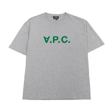 APC COFDW H26324 PLB GRIS CLAIR CHINE Men's Short Sleeve T-Shirt 99871308