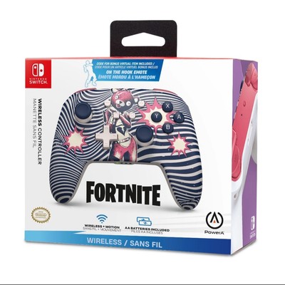 Fortnite Cuddle TeamLeader Nintendo Switch Battery Operated Wireless Controller 