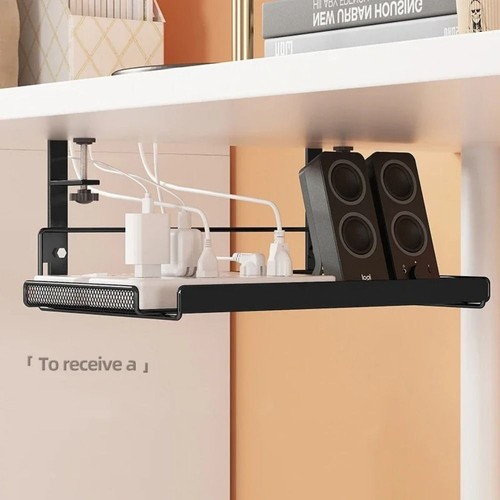 Adjustable Under Desk Cable Management Tray Cable Management Rack Office - 第 12/14 張圖片