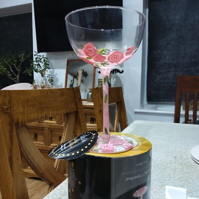 Lolita Cocktail Collection Pink Lady Dame Rose' Glas Sammlerstück 