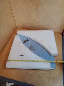 Delrin Plastic Acetel? PVC? PET? SHEET BULK DROPS 1" ALL AS PICTURED