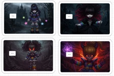 Rainbow Brite Demon Witch ATM Credit Debit Card Skins Sticker Emo Cartoon Gothic