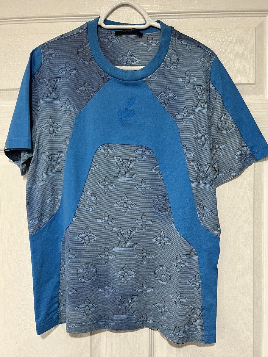 Louis Vuitton 2054 Intarsia Print T Shirt Size Medium 100