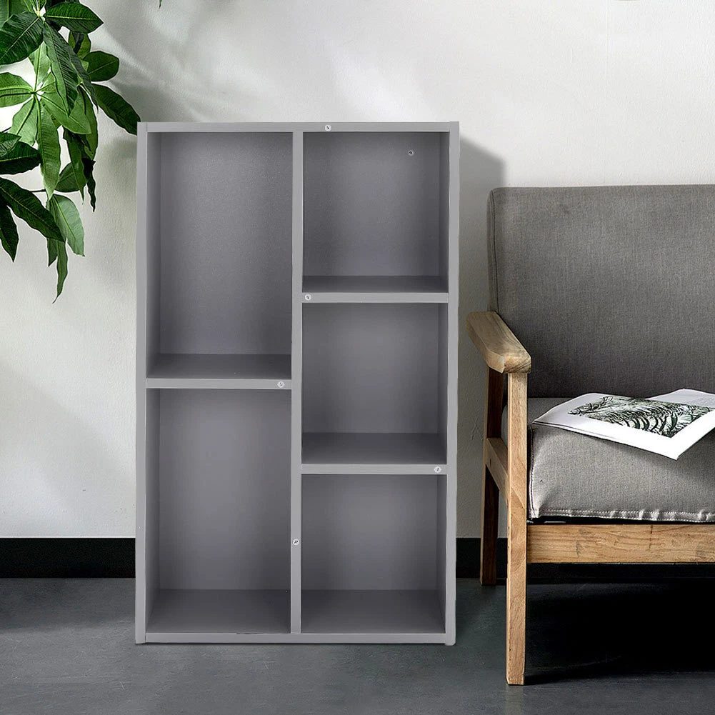 4 5 Cubes Tall Cabinet Bookcase Storage Rack Shelving Cupboard