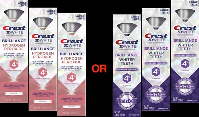 Crest 3D White Brilliance Toothpaste - Whiter Teeth OR Hydrogen Peroxide