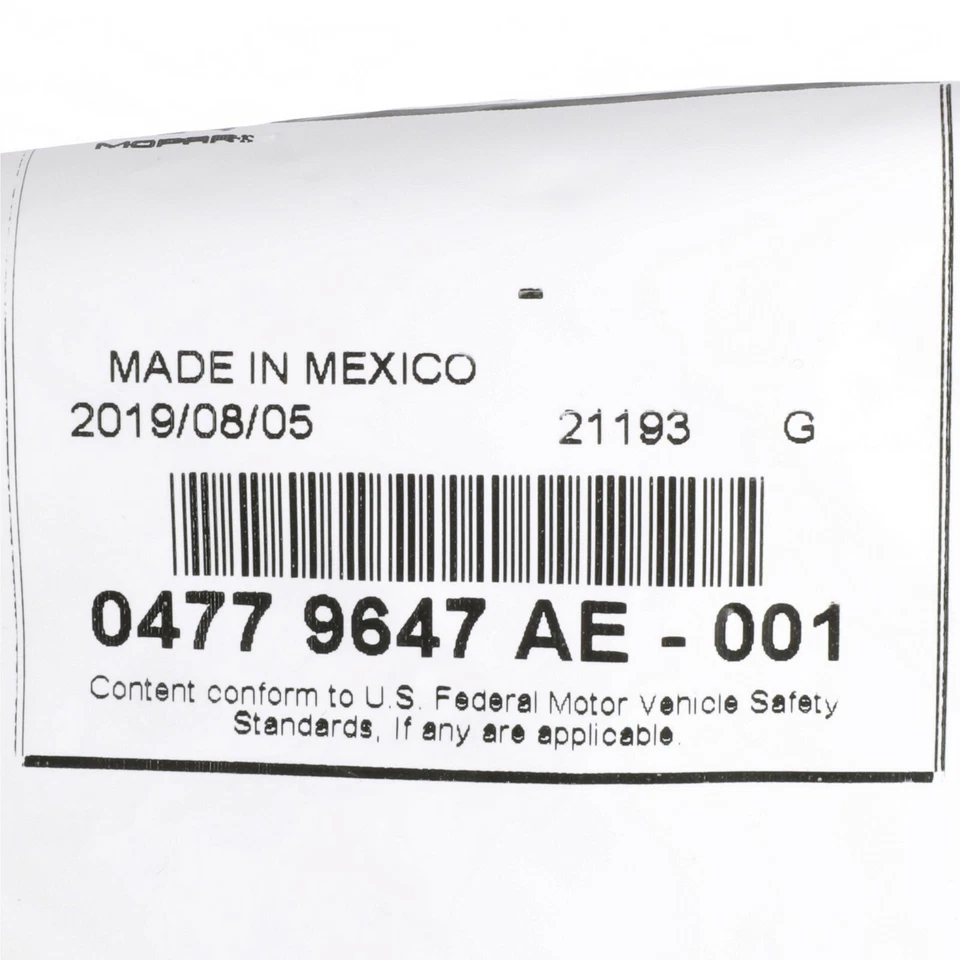 11-21 CARGADOR CHALLENGE 300 ABS SENSOR FRENO ANTIBLOQUEO TRASERO L/H MOPAR 4779647AE Foto 2 de 2