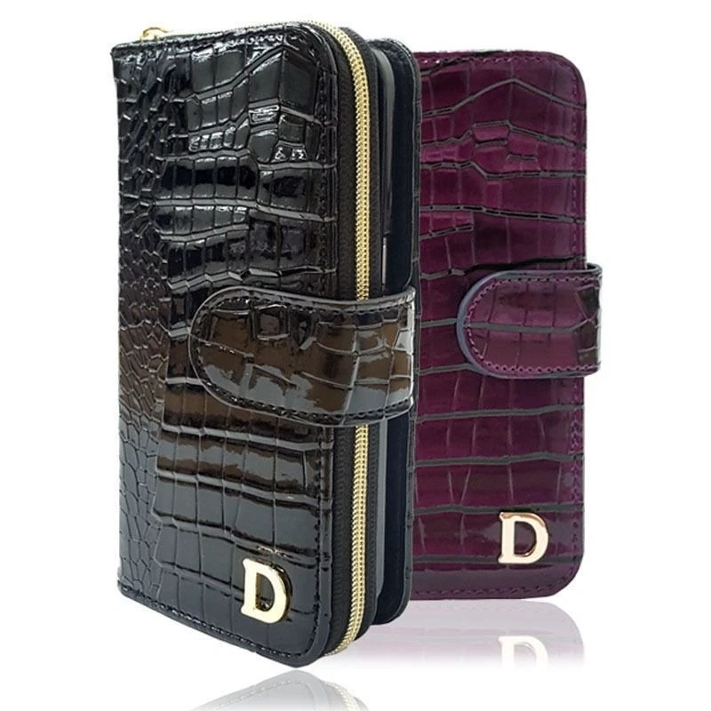 Buffett Zipper Wallet Case for Samsung Galaxy Note20 Note10 Note9 Note8 - Image 2 of 4