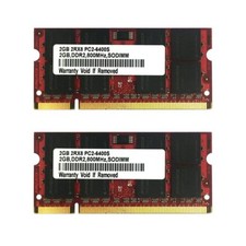 4 GB 2 GB 1 GB DDR2 800 MHz PC2-6400S 200 pin non ECC rosso SODIMM RAM memoria notebook