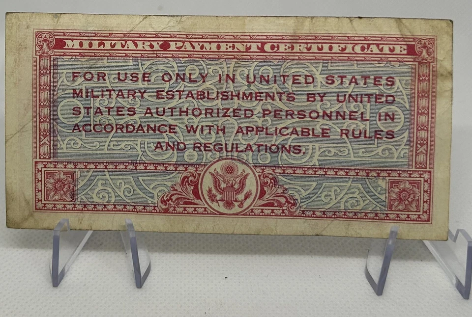 MILITARY PAYMENT CERTIFICATION SERIES 471 - 10 CENTS - - Image 2 of 2