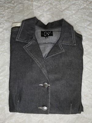 Damen Blazer  Sakko''carolin vanity''dunkengrau Gr.36 gebraucht Länge:ca 67cm