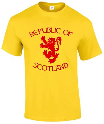 Republic of Scotland T-Shirt Men's Scottish Independence