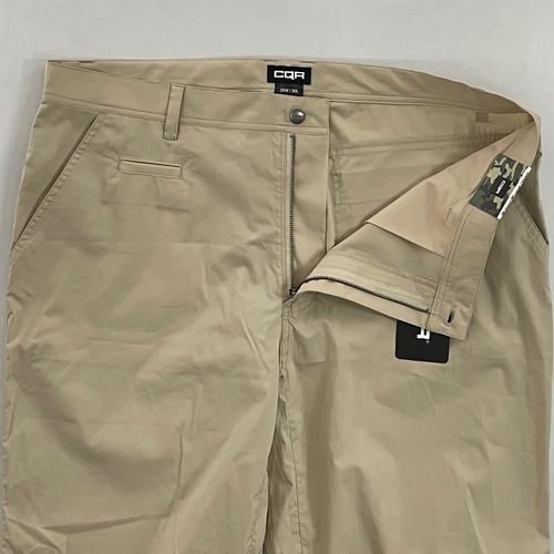Pantalone tattico uomo CQR marrone kaki tasche piatto davanti 38 x 30 nuovo - Foto 3 di 8
