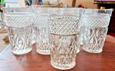 12 Imperial Glass Cape Cod Clear 4.1/2" Water  Iced Tea  Ohio Vintage
