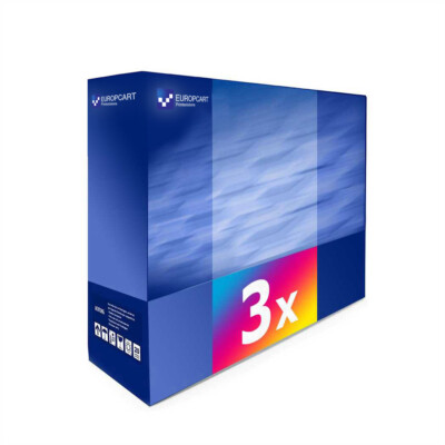 3x Europcart Toner for Xerox Phaser 6510 DN DNI DNIS N NS Cyan Magenta Yellow