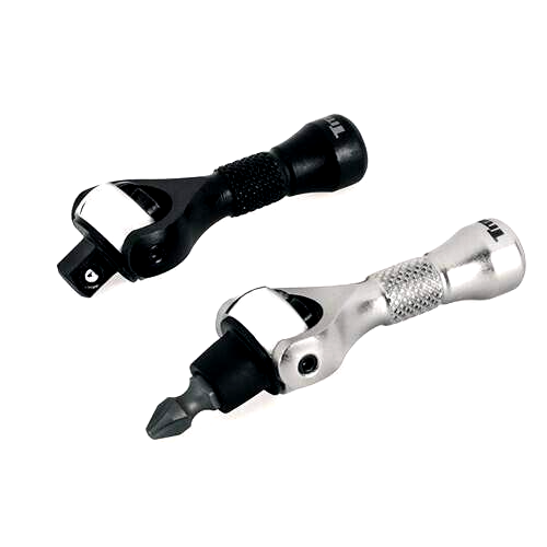 Titan 2 pc. Nano Swivel Ratchet & Bit Driver Set | 11332 | 5.000in