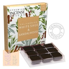 AROMAFUME Incense Bricks *Dragons Blood Nag Champa White Sage Palo Santo Insence