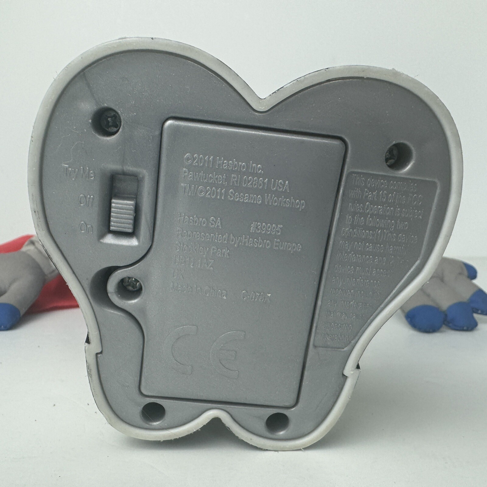 Hasbro Super Grover Plush Talking Super Hero Interactive Toy Tested Works 2011