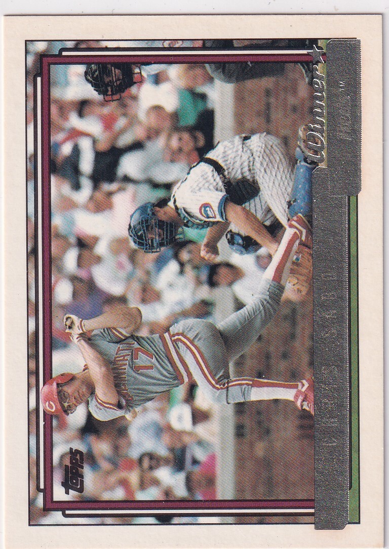 1992 Topps #485b Chris Sabo Gold Winners NM