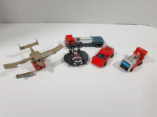 Vintage Tonka Bandai GoBots Go Bots Lot Block Head Water Walk Pathfinder Spoiler